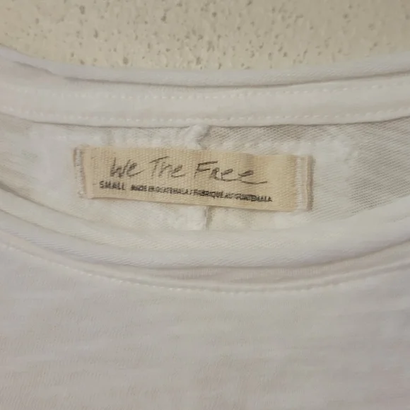 Bundle of 2- Free People Be my Baby Tee Shirt - white - Picture 7 of 10